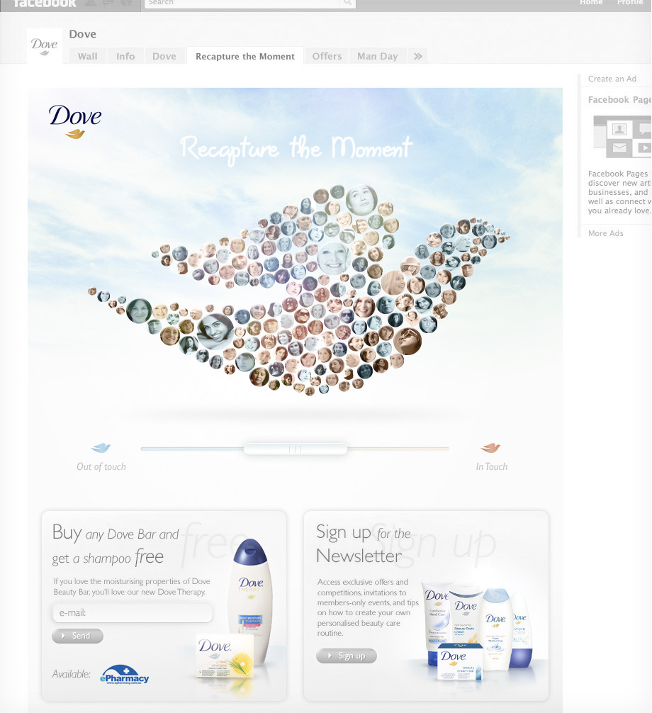 Dove – Living the loving moments